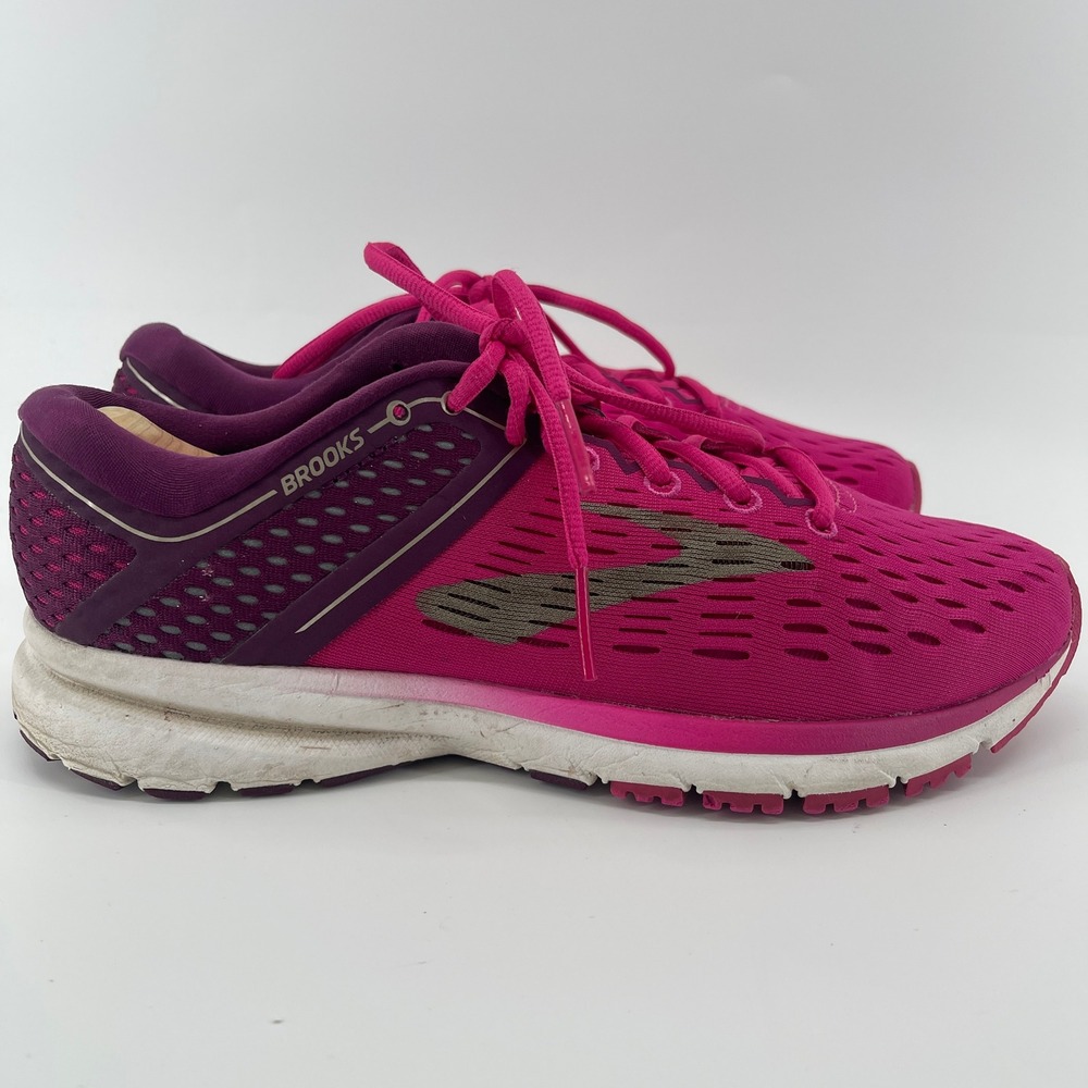 Brooks Ravenna 9 Women's Running Shoes Pink Purple Lace Up Sneakers Size 10